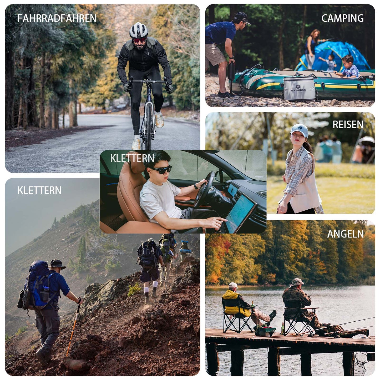 Polarisoidut pyöräilylasit, lyhytnäköiset lasit, lasien päällä pidettävät lasit, unisex-urheilulasit, ROCKBROS