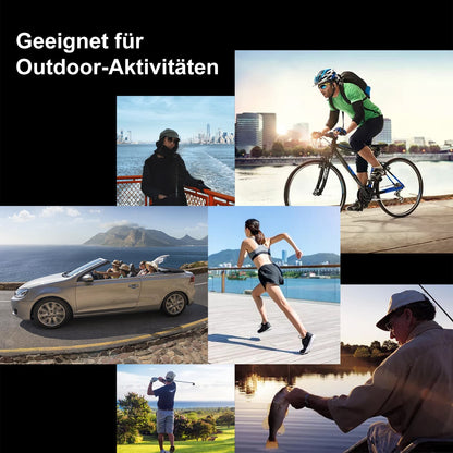 Polarisoidut aurinkolasit pyöräilylasit unisex musta-punainen ROCKBROS