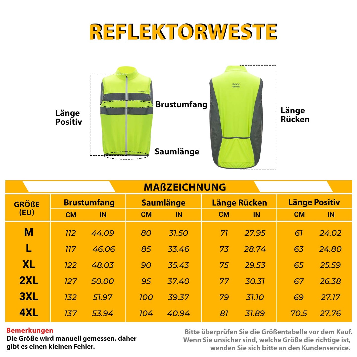 Heijastava ratsastusliivi, turvaliivi, fluoresoiva vihreä, ROCKBROS