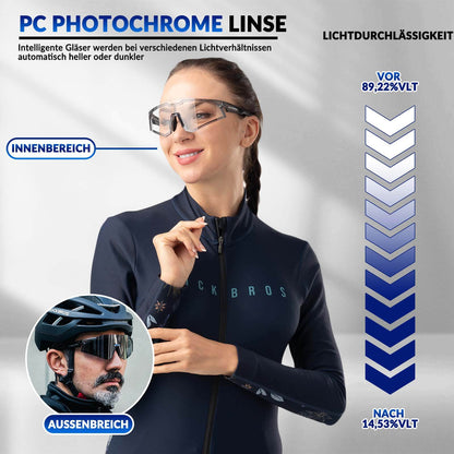 Aurinkolasit, pyöräilylasit, itsetummuvat, ulkokäyttöön, UV400-suoja, ROCKBROS
