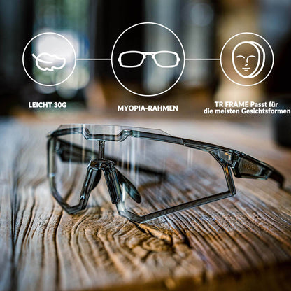 Aurinkolasit, pyöräilylasit, itsetummuvat, ulkokäyttöön, UV400-suoja, ROCKBROS