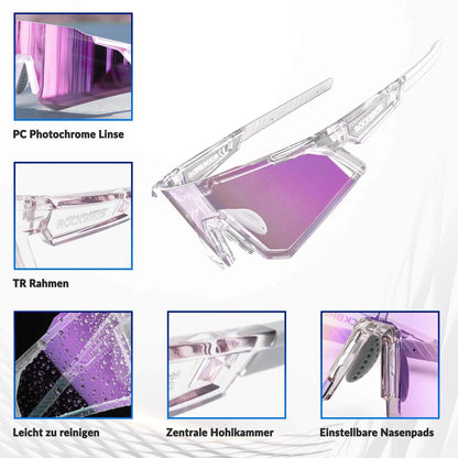 Aurinkolasit, pyöräilylasit, itsetummuvat, ulkokäyttöön, UV400-suoja, ROCKBROS