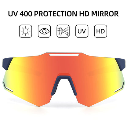 Aurinkolasit UV400-suojauksella pyöräilylasit naisille/miehille ROCKBROS
