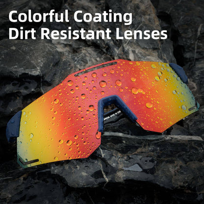 Aurinkolasit UV400-suojauksella pyöräilylasit naisille/miehille ROCKBROS