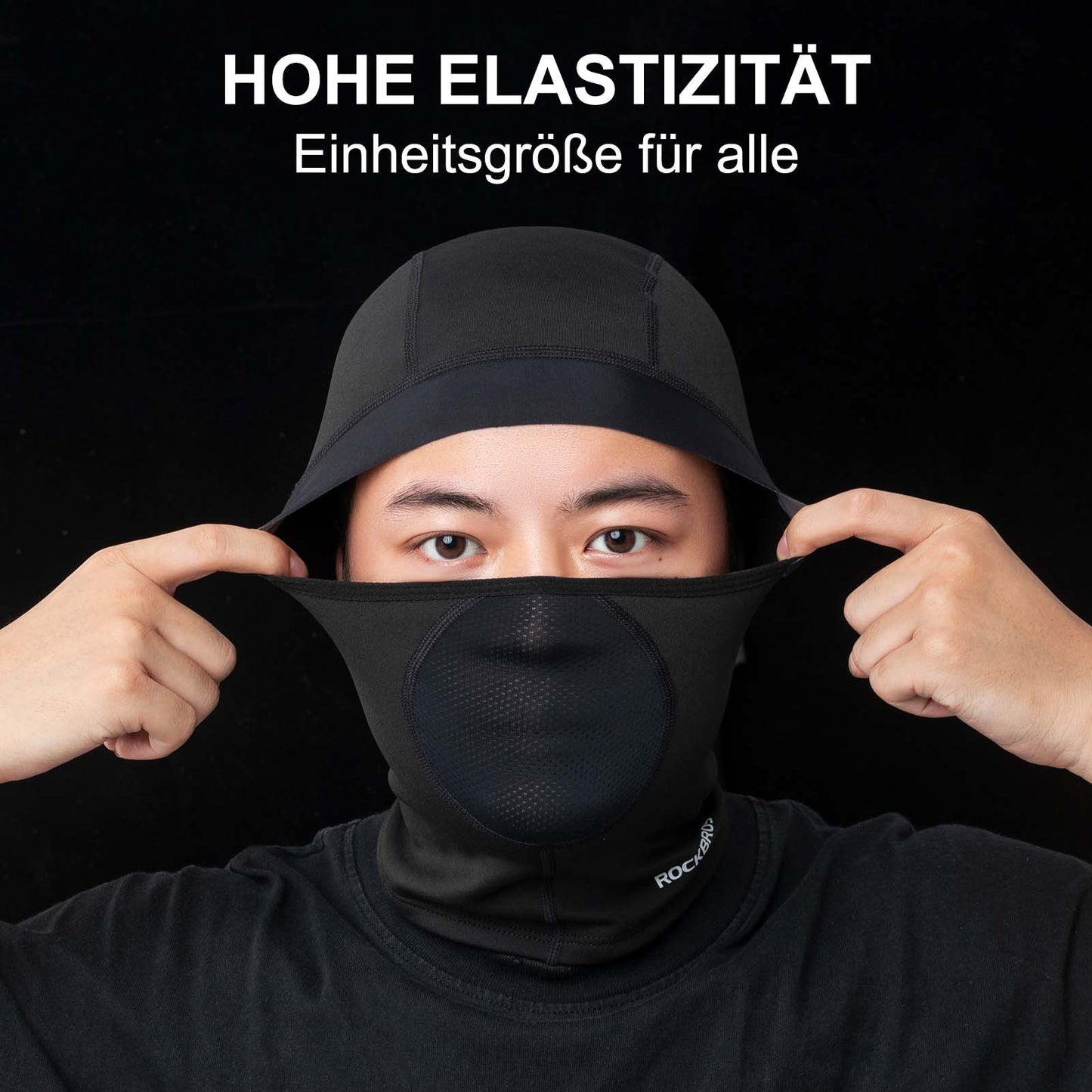 Pipo, hiihtomaski, syksy/talvi hiihtomaski, hengittävä kasvomaski, ROCKBROS