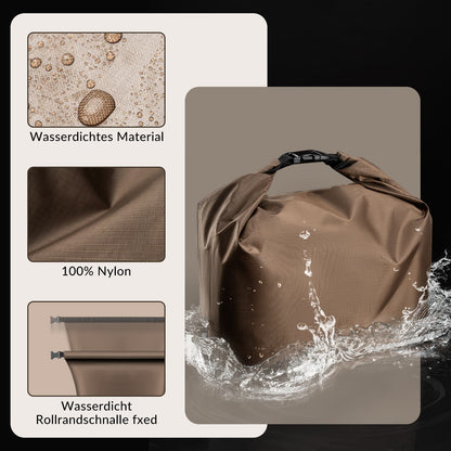 Vedenpitävä ohjaustankolaukku, irrotettava polkupyörän kori, noin 5,5 l, ROCKBROS