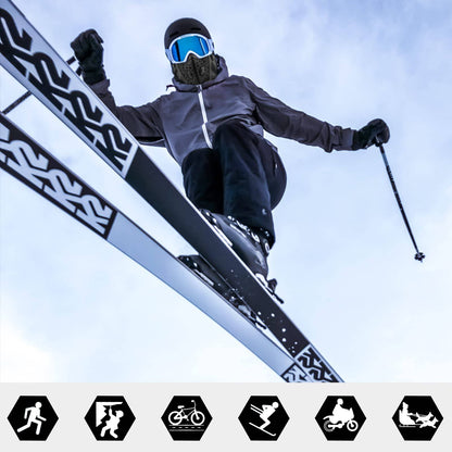 Tuulenpitävä ja pölyä hylkivä balaklava-talvikauluspaita ROCKBROS