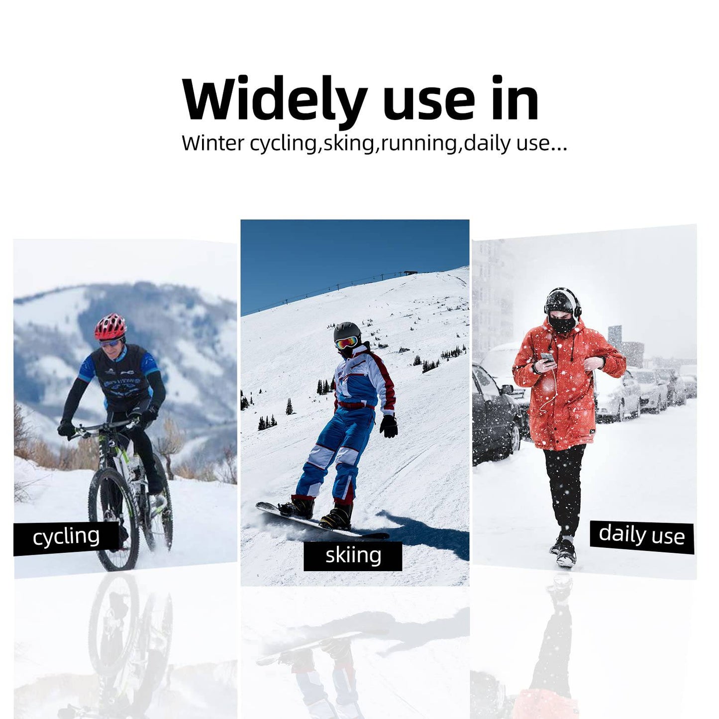 Tuulenpitävä ja pölyä hylkivä balaklava-talvikauluspaita ROCKBROS