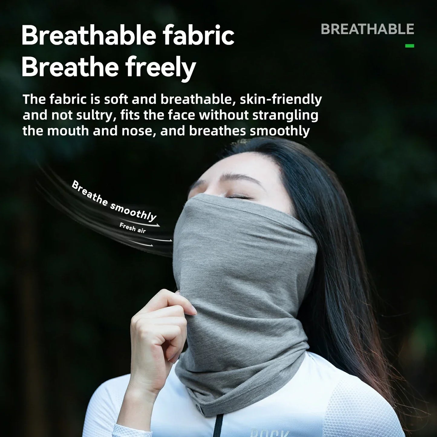 Talvivillainen termohuivi/tuubihuivi ROCKBROS