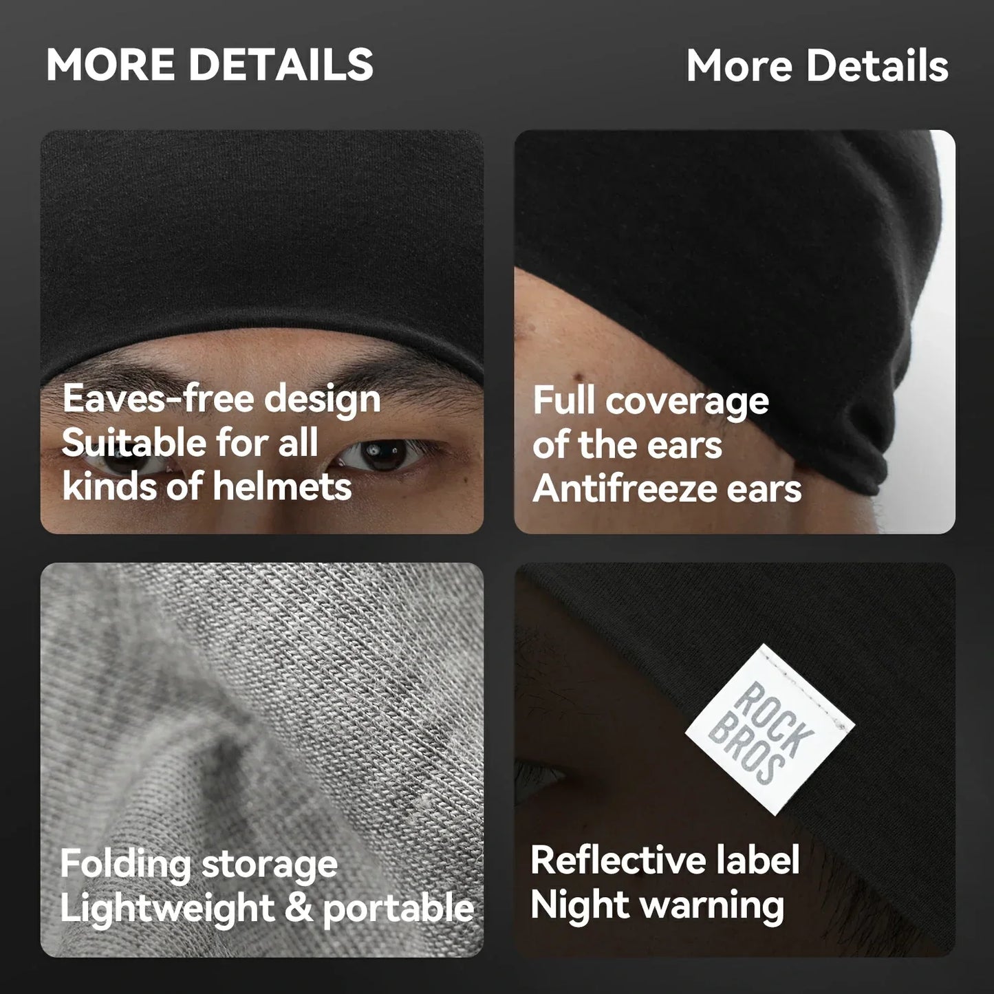 ROCKBROS Talvilämpöpipo villasta