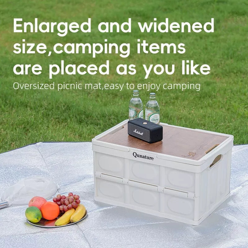 QUNATURE alumiinimatto makuumatto piknikmatto 240*240cm