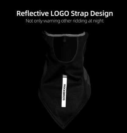 ROCKBROS Winter Neck Huivi moottoripyörän putkihuivi puolikas Balaclava Balaclava Unisex