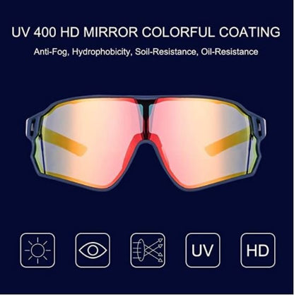 ROCKBROS 10134 Polarisoitu Pyöräilyaurinkolasit UV400-suojaolla
