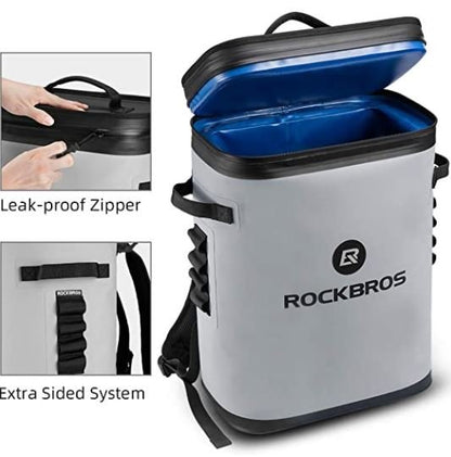 ROCKBROS BX-004 Jäähdytyskassi Vesitiivis Kylmälaukku 17L Eristetty Kylmälaatikko