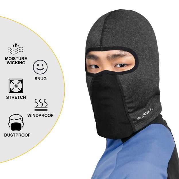 ROCKBROS LF8008 Balaclava Balaclava talvipyöräilynaamari 2 tyyppiä