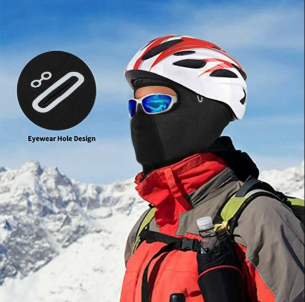 ROCKBROS LF8010 Balaclava Tuulimaski Talvi Pyöräilymaski 2 Tyyppiä
