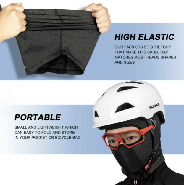 ROCKBROS LF8010 Balaclava Tuulimaski Talvi Pyöräilymaski 2 Tyyppiä