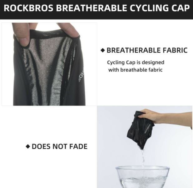 ROCKBROS Tuulimaski Hengittävä Moottoripyörä Bandana UPF50+ Kesä Eisseide 3 Väriä