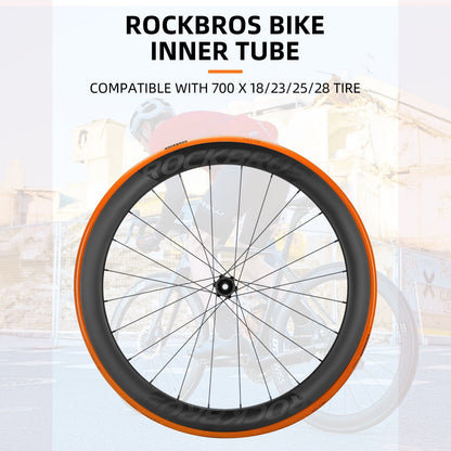 ROCKBROS polkupyörän putki 700 x 18-32C 35g TPU Presta valve maantiepyörä